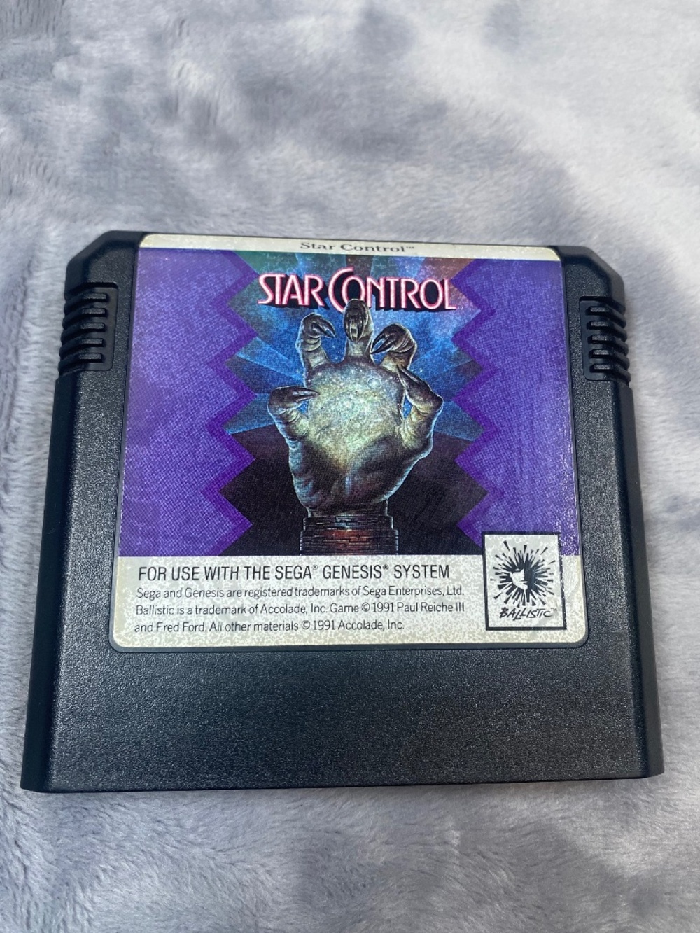Star Control Sega Genesis Game Cartridge